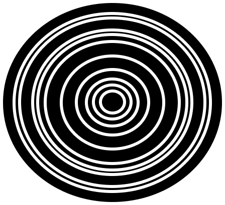 circle at the corner of page