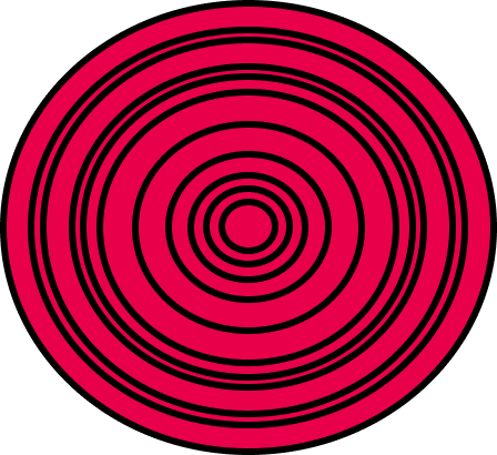 circle at the corner of page