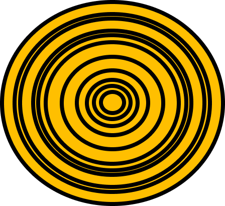 circle at the corner of page